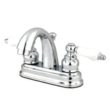 Kingston Brass KB5611PL Restoration 4 in. Centerset Bathroom Faucet, Polished Chrome