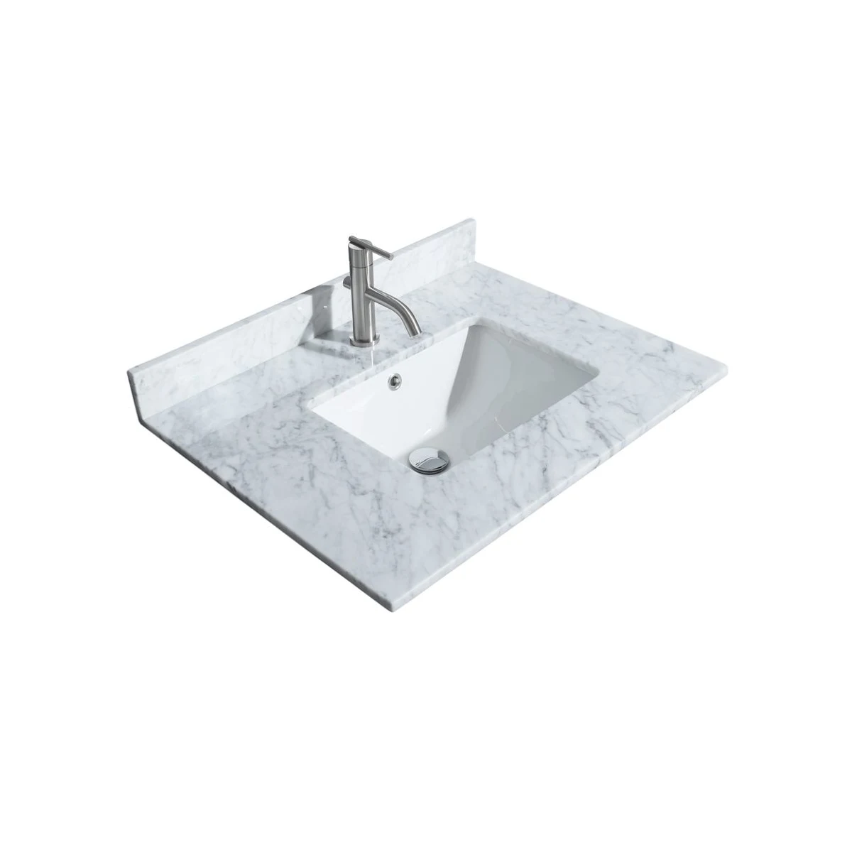 Wyndham Collection 30" Marble Vanity Top with Backsplash