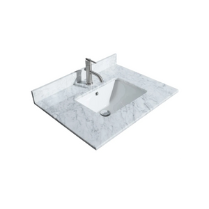 Wyndham Collection 30" Marble Vanity Top with Backsplash