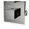 ALFI brand AB2601-PC Polished Chrome Square Knob 1 Way Thermostatic Shower Mixer