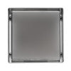 ALFI brand ABSD55B-BSS 5" x 5" Modern Square Polished Stainless Steel Shower Drain with Solid Cover