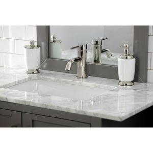 Fauceture LS822DLPN Concord Single-Handle Bathroom Faucet with Push Pop-Up, Polished Nickel