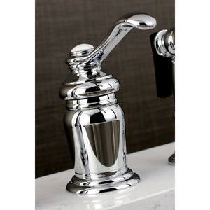 Kingston Brass KS7821TLBS Templeton Single-Handle Widespread Kitchen Faucet, Polished Chrome