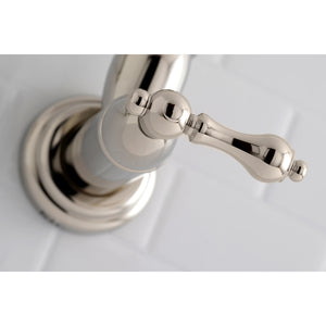 Kingston Brass KS3106AL Restoration Wall Mount Pot Filler Kitchen Faucet, Polished Nickel