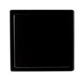 5" x 5" Black Matte Square Stainless Steel Shower Drain with Solid Cover