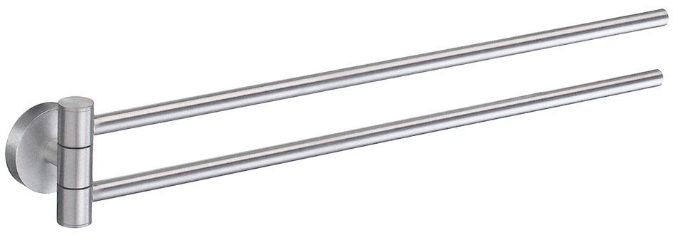 Smedbo Home Swing Arm Towel Rail in Brushed Chrome