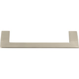 Atlas Homewares Angled Drop Pull 5 1/16 Inch (c-c) Brushed Nickel
