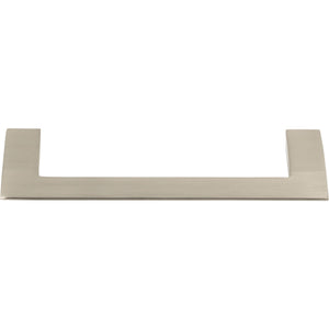 Atlas Homewares Angled Drop Pull 5 1/16 Inch (c-c) Brushed Nickel