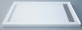 ANZZI SWAZ005WH-012WR Lex-Class 60 in. x 74 in. Shower Wall Surround and Base in White