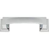 Atlas Homewares Sutton Place Cup Pull 3 Inch (c-c) Polished Chrome