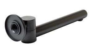 Black Matte Round Foldable Tub Spout
