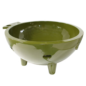 ALFI brand Green FireHotTub The Round Fire Burning Portable Outdoor Hot Bath Tub