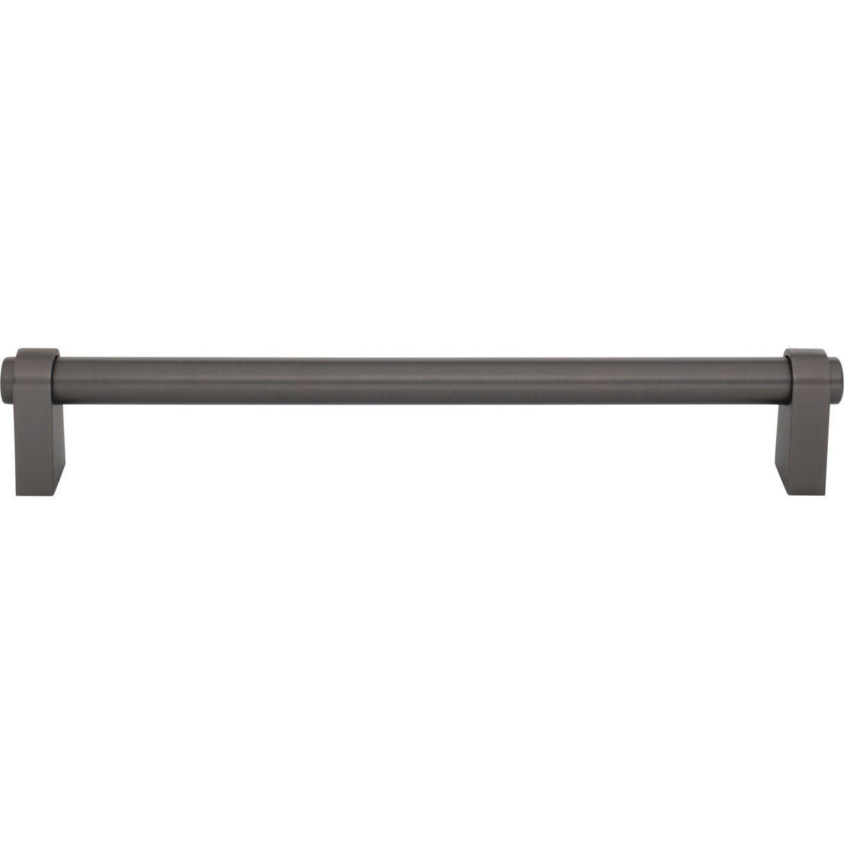 Top Knobs TK3216 Lawrence Appliance Pull 12 Inch Center to Center - Ash Gray