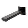 Black Matte Single Lever Wallmount Bathroom Faucet