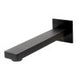 Black Matte Single Lever Wallmount Bathroom Faucet
