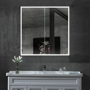 36" x 30" Double Door LED Light Medicine Cabinet