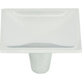 Atlas Homewares Dap Square Knob 2 Inch Polished Chrome