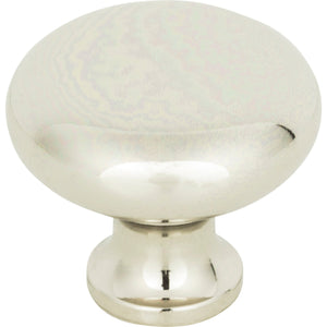 Atlas Homewares Round Knob 1 1/4 Inch Polished Nickel