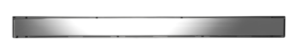 ALFI brand ABLD36B-PSS 36" Modern Polished Stainless Steel Linear Shower Drain with Solid Cover