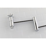Kingston Brass KS8101DX Concord Wall Mount Pot Filler Kitchen Faucet, Polished Chrome