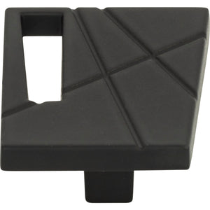 Atlas Homewares Modernist Right Knob 1 3/4 Inch Matte Black