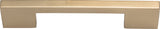 Atlas Homewares Thin Square Pull 5 1/16 Inch (c-c) Champagne
