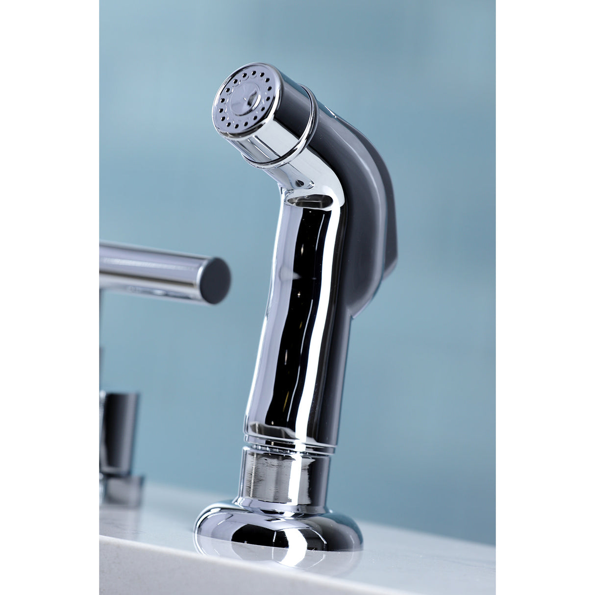 Kingston Brass KS8721CML Widespread Kitchen Faucet, Polished Chrome