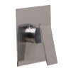 ALFI brand AB5501-BN Brushed Nickel Shower Valve Mixer with Square Lever Handle