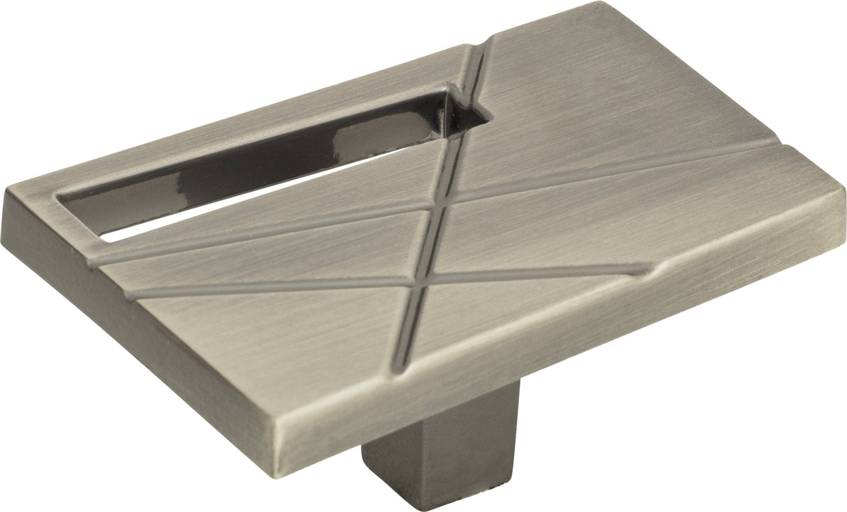 Atlas Homewares Modernist Left Knob 1 3/4 Inch Brushed Nickel