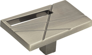 Atlas Homewares Modernist Left Knob 1 3/4 Inch Brushed Nickel