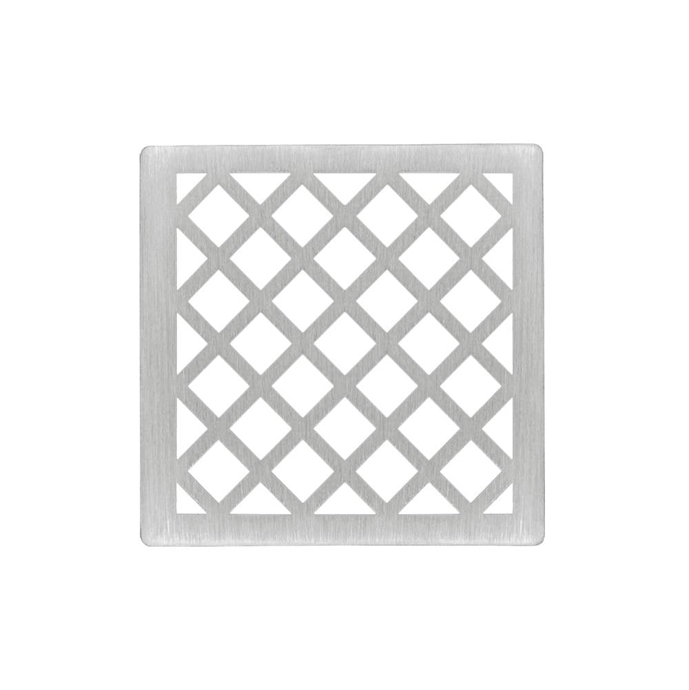 Infinity Drain XS 4 4” Strainer - Criss-Cross Pattern for X 4, XD 4, XDB 4