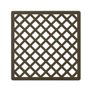 Infinity Drain XS 5 5” Strainer - Criss-Cross Pattern for X 5, XD 5, XDB 5