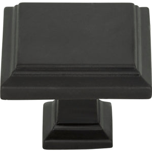 Atlas Homewares Sutton Place Square Knob 1 1/4 Inch Modern Bronze