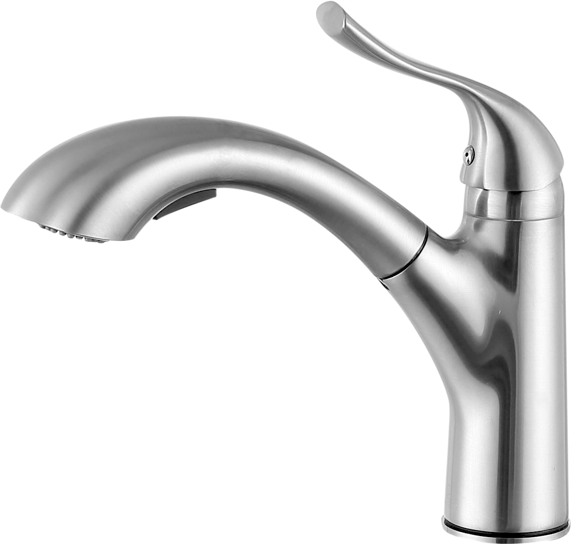 ANZZI KF-AZ205BN Di Piazza Single-Handle Pull-Out Sprayer Kitchen Faucet in Brushed Nickel