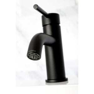 Fauceture LS8220DL Concord Single-Handle Bathroom Faucet with Push Pop-Up, Matte Black