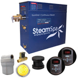 SteamSpa Royal 4.5 KW QuickStart Acu-Steam Bath Generator Package with Built-in Auto Drain in Oil Rubbed Bronze RY450OB-A