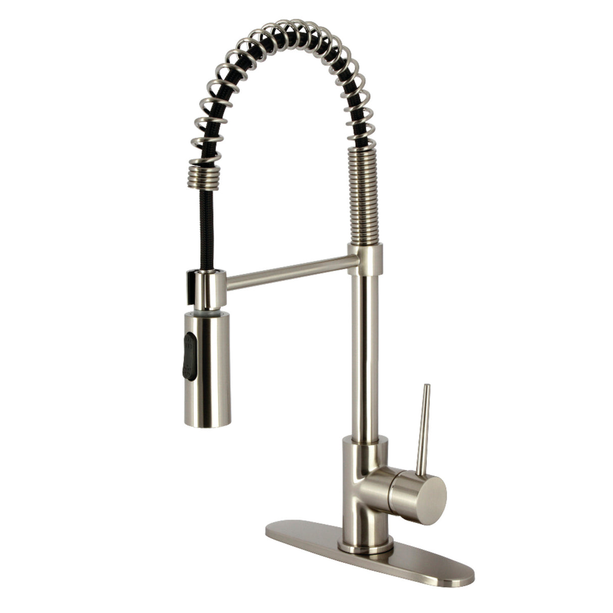 Gourmetier LS8778NYL New York Single-Handle Pre-Rinse Kitchen Faucet, Brushed Nickel