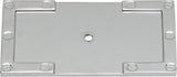 Atlas Homewares Campaign L-Bracket Backplate 3 11/16 Inch Polished Chrome
