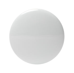 ALFI brand AB8055-W White Ceramic Mushroom Top Pop Up Drain for Sinks without Overflow