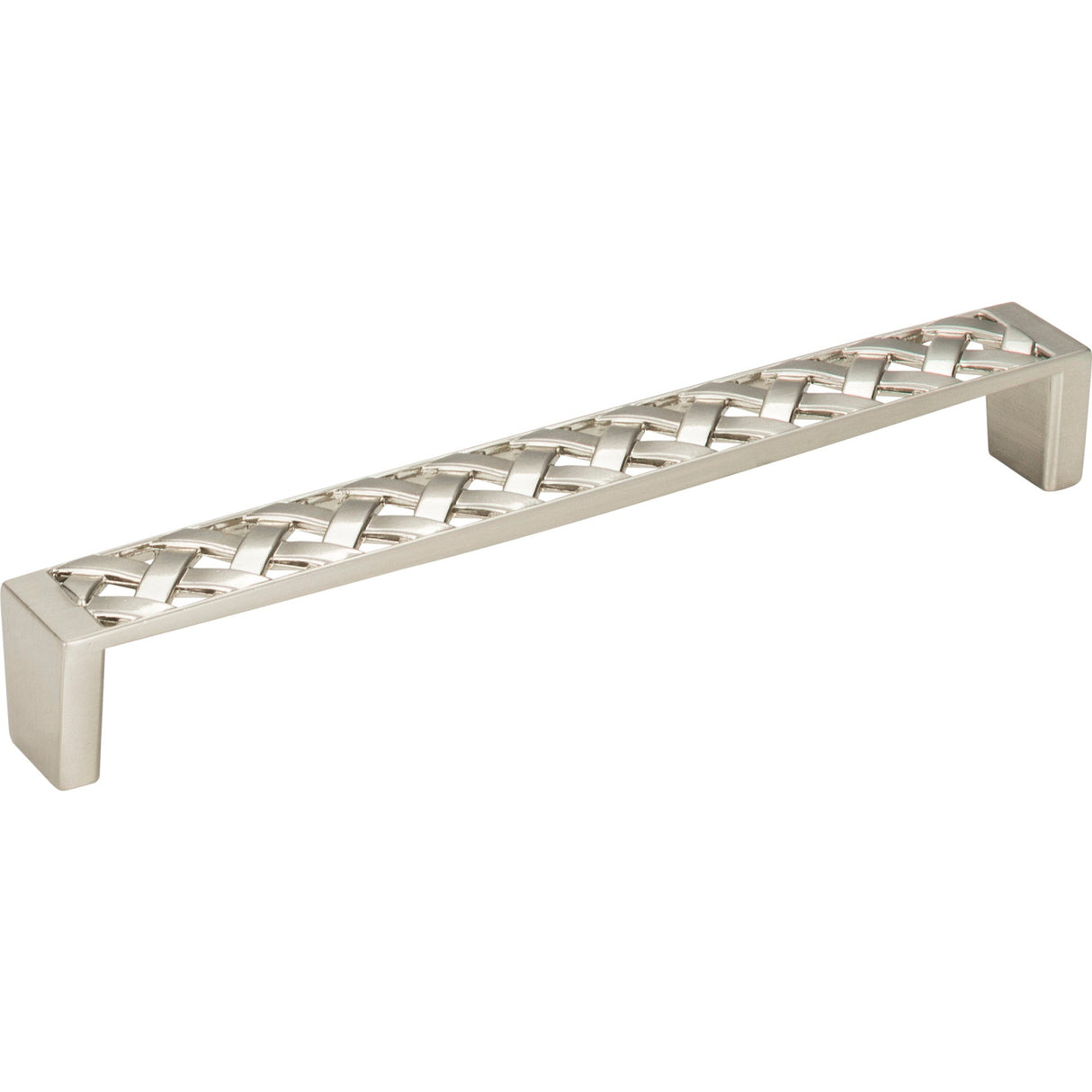 Atlas Homewares Lattice Pull 6 5/16 Inch (c-c) Brushed Nickel