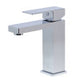 ALFI brand AB1229-PC Polished Chrome Square Single Lever Bathroom Faucet