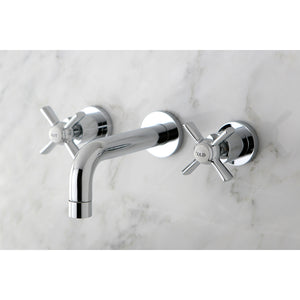 Kingston Brass KS8121ZX Millennium 2-Handle Wall Mount Bathroom Faucet, Polished Chrome