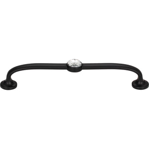 Atlas Homewares Legacy Crystal Bracelet Pull 5 1/16 Inch (c-c) Matte Black