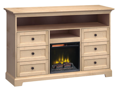 Howard Miller 63" Wide / 41" Extra Tall Fireplace Console FT63D