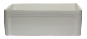 ALFI brand AB3020SB-B 30 inch Biscuit Reversible Single Fireclay Farmhouse Kitchen Sink