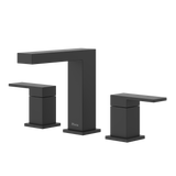 Dumont 2-Handle Widespread Lavatory Faucet in Spot Defense Matte Black