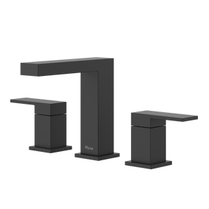 Dumont 2-Handle Widespread Lavatory Faucet in Spot Defense Matte Black