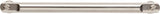Atlas Homewares Everitt Pull 6 5/16 Inch (c-c) Polished Nickel