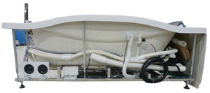 EAGO AM189ETL-R 6 ft Right Drain Acrylic White Whirlpool Bathtub w Fixtures