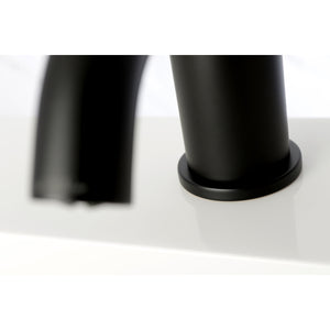 Fauceture LS8220DL Concord Single-Handle Bathroom Faucet with Push Pop-Up, Matte Black